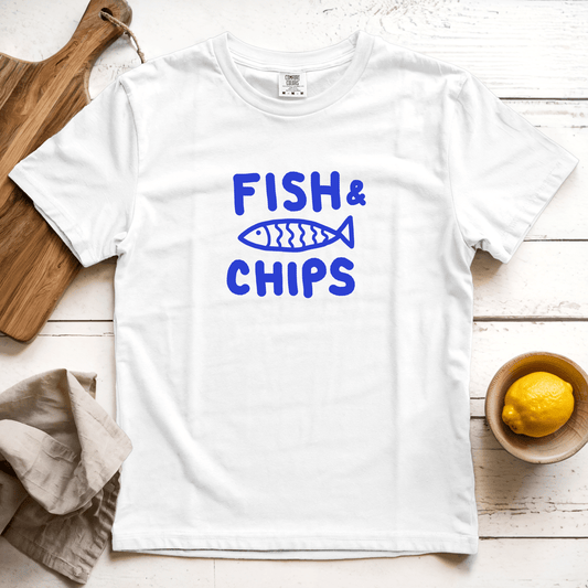 T-Shirt White / S Fish & Chips: Longoland