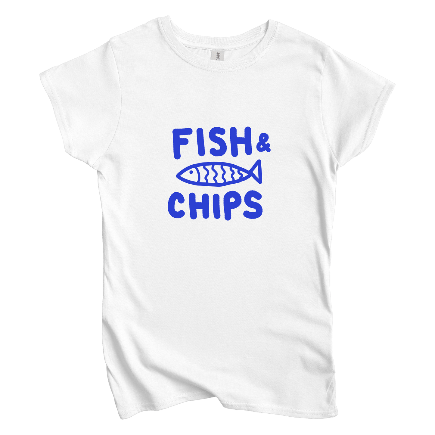 T-Shirt S / White Fish & Chips: Longoland Women's Tee