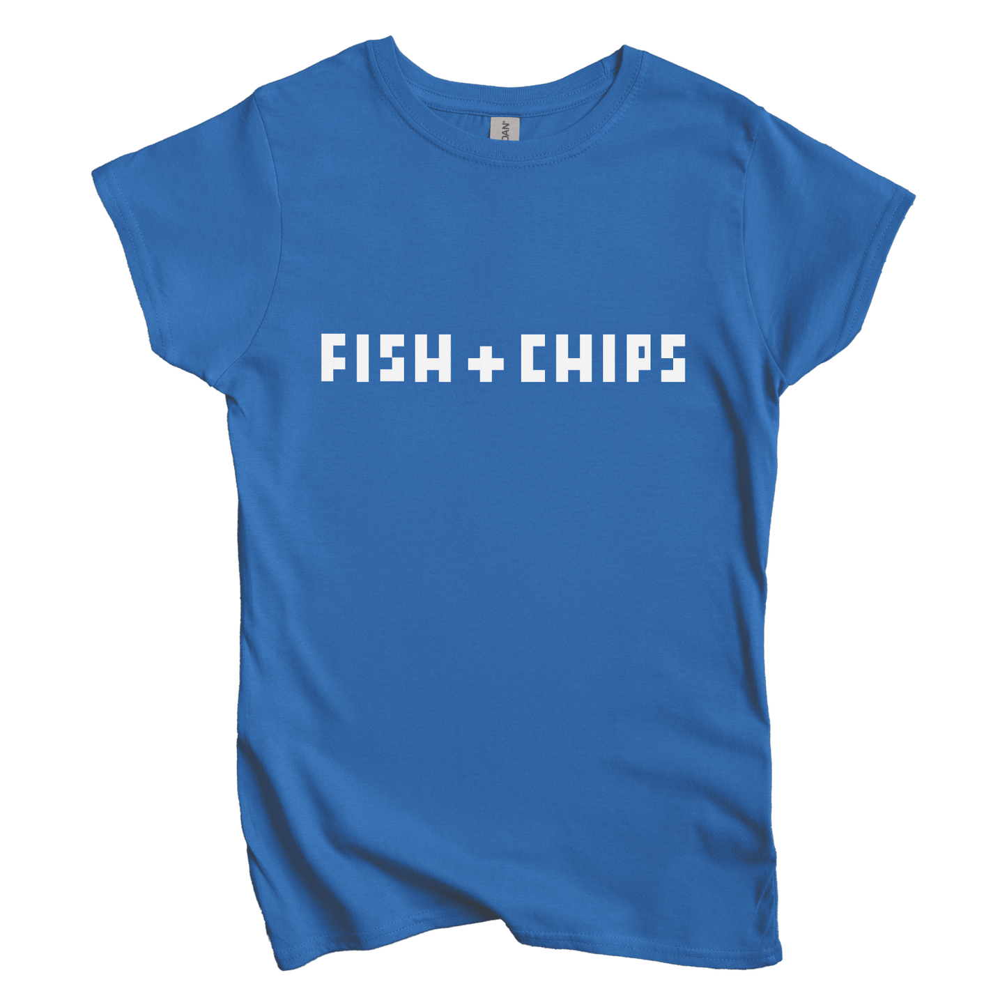 T-Shirt S / Royal Fish + Chips Women's Tee