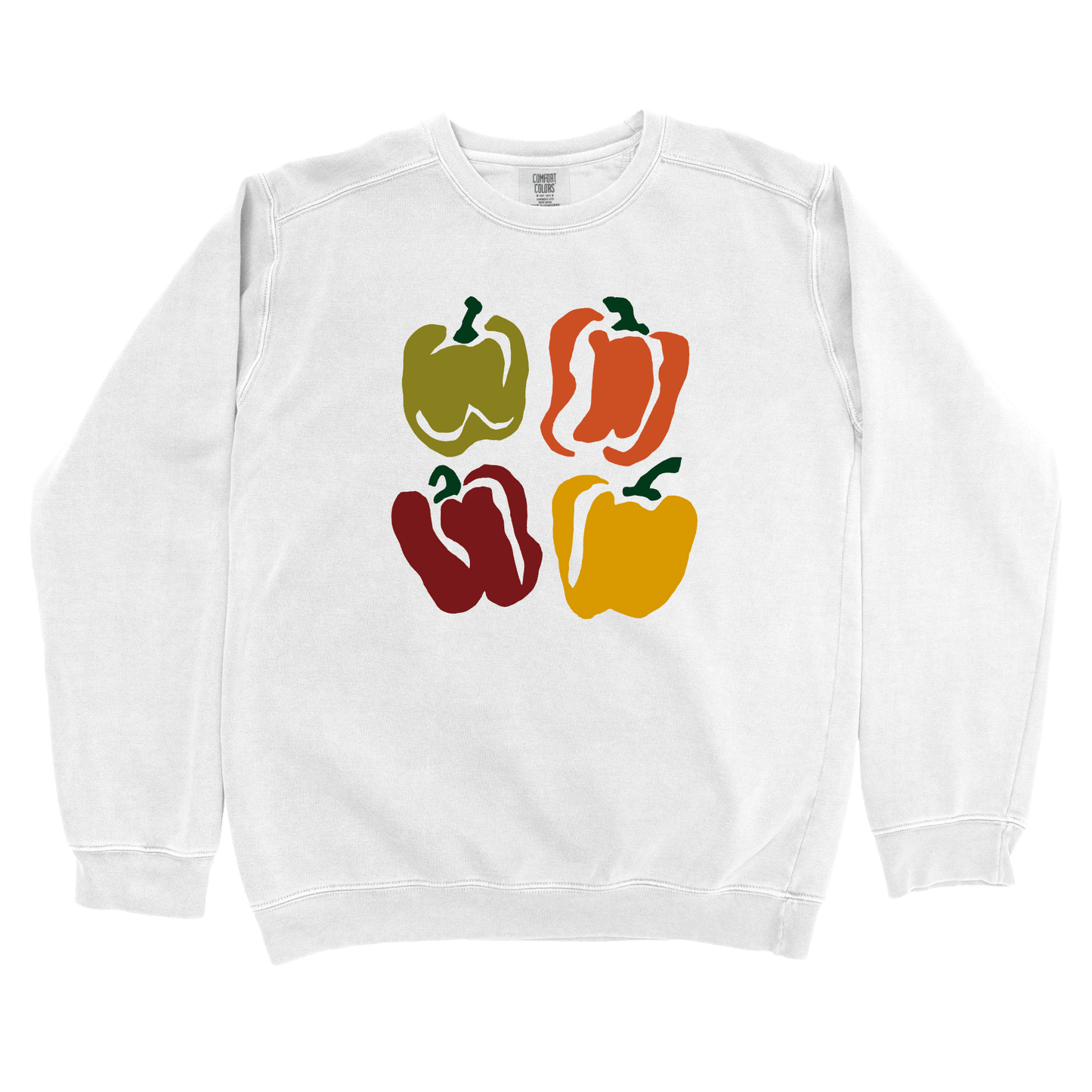 Sweatshirt White / S Four Peppers Sweatshirt