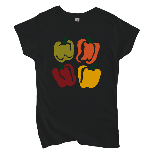 T-Shirt S / Black Four Peppers Women's Tee
