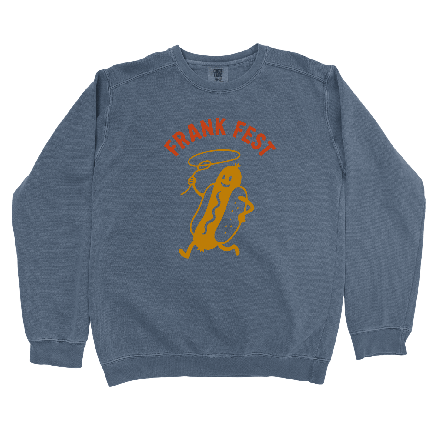 Sweatshirt Denim / S Frank Fest Sweatshirt