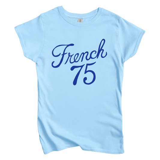T-Shirt S / Light Blue French 75 Women's Tee