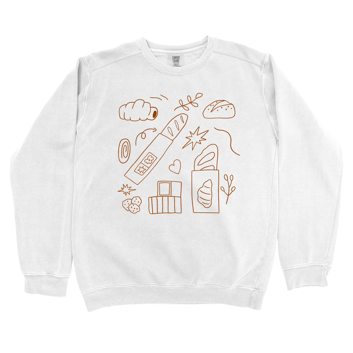 T-Shirts White / S Fresh Baked: Sae Karepe Sweatshirt