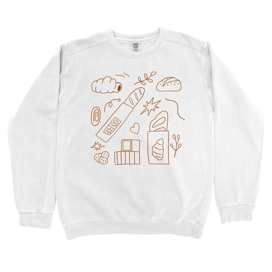 T-Shirts White / S Fresh Baked: Sae Karepe Sweatshirt