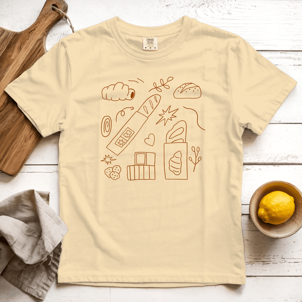 T-Shirts Butter / S Fresh Baked: Sae Karepe