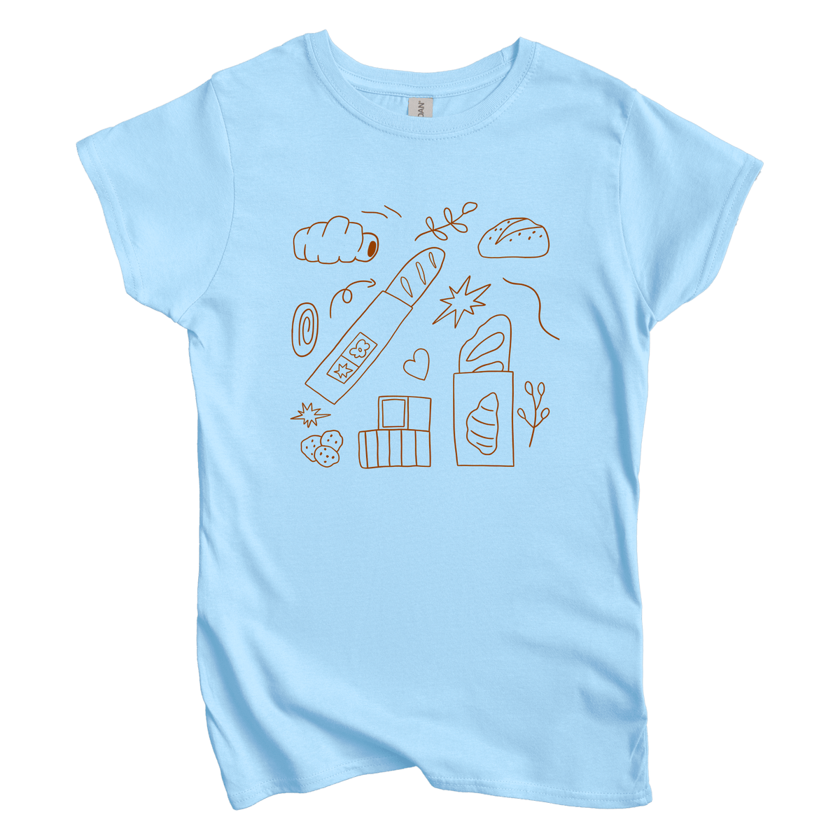 T-Shirts S / Light Blue Fresh Baked: Sae Karepe Women's Tee