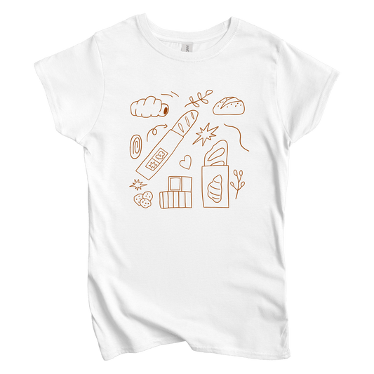 T-Shirts S / White Fresh Baked: Sae Karepe Women's Tee