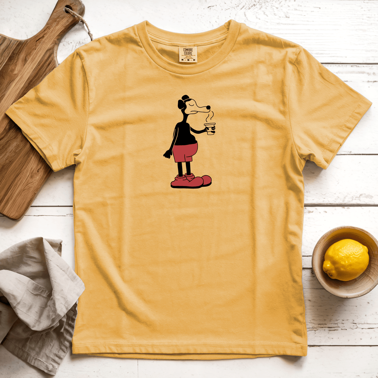 T-Shirts Mustard / S Fresh Cup: Sae Karepe