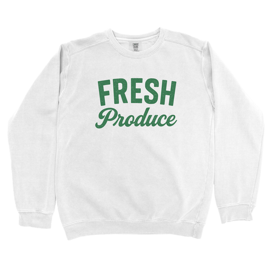 Sweatshirt White / S Fresh Produce Sweatshirt