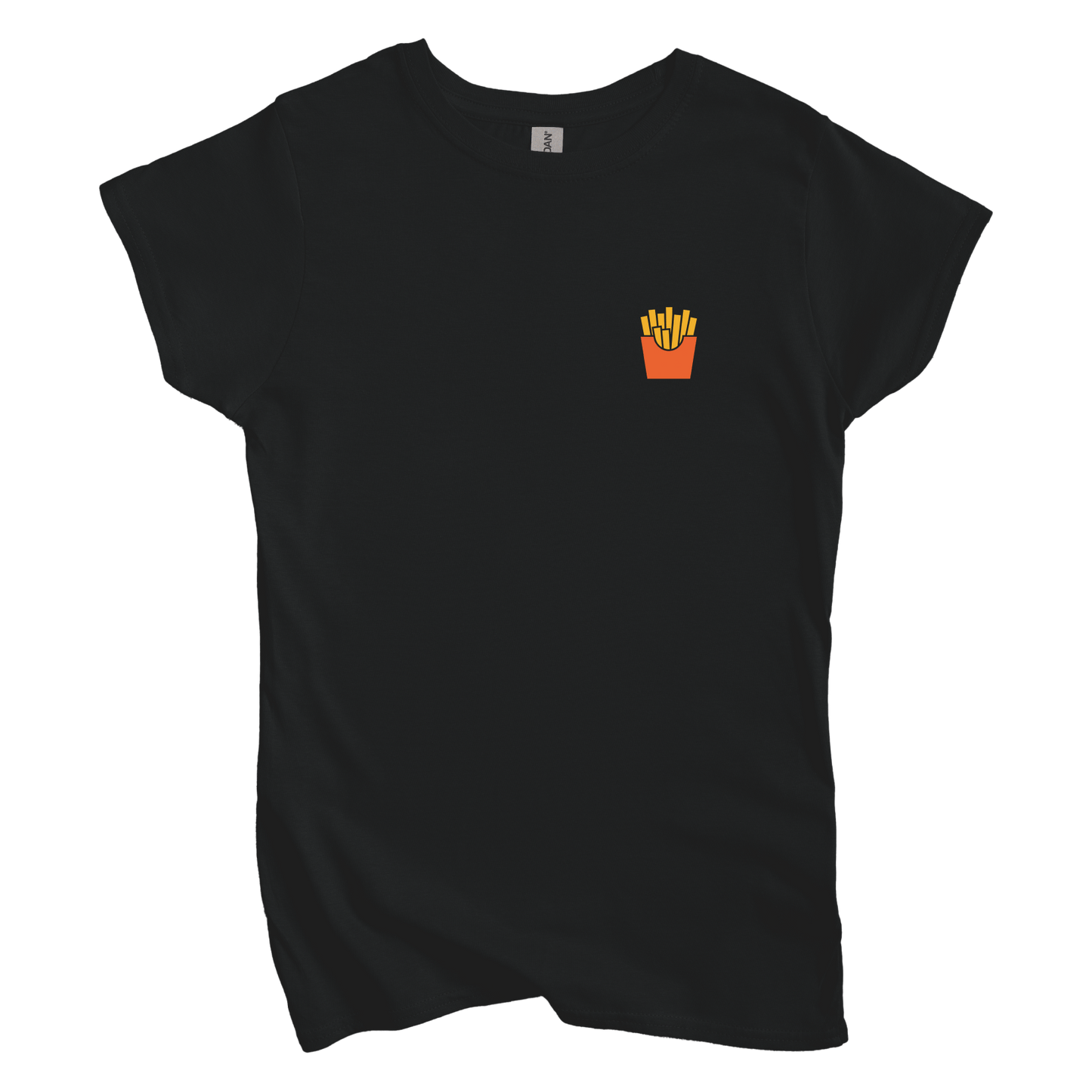 T-Shirt S / Black Fries Left Chest Women's Tee