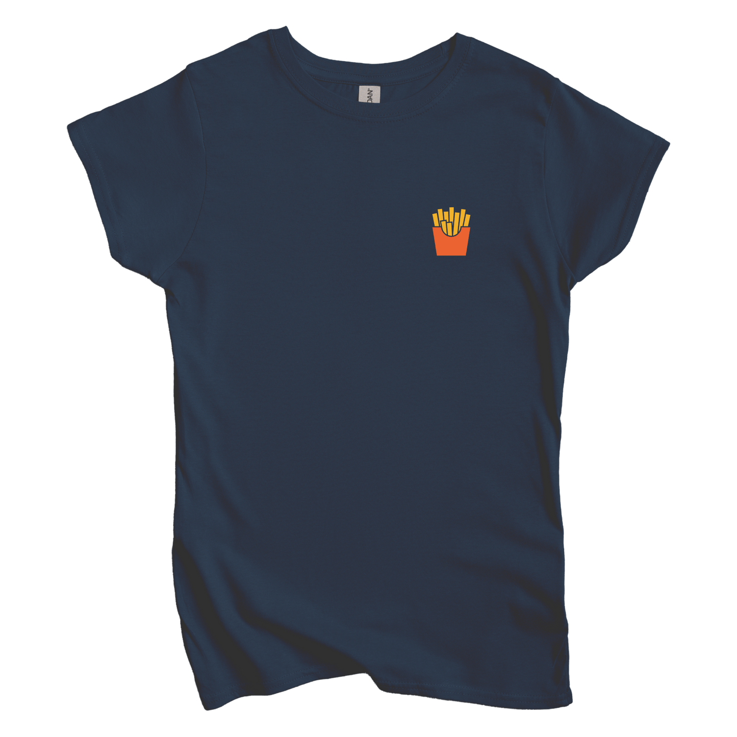 T-Shirt S / Navy Fries Left Chest Women's Tee