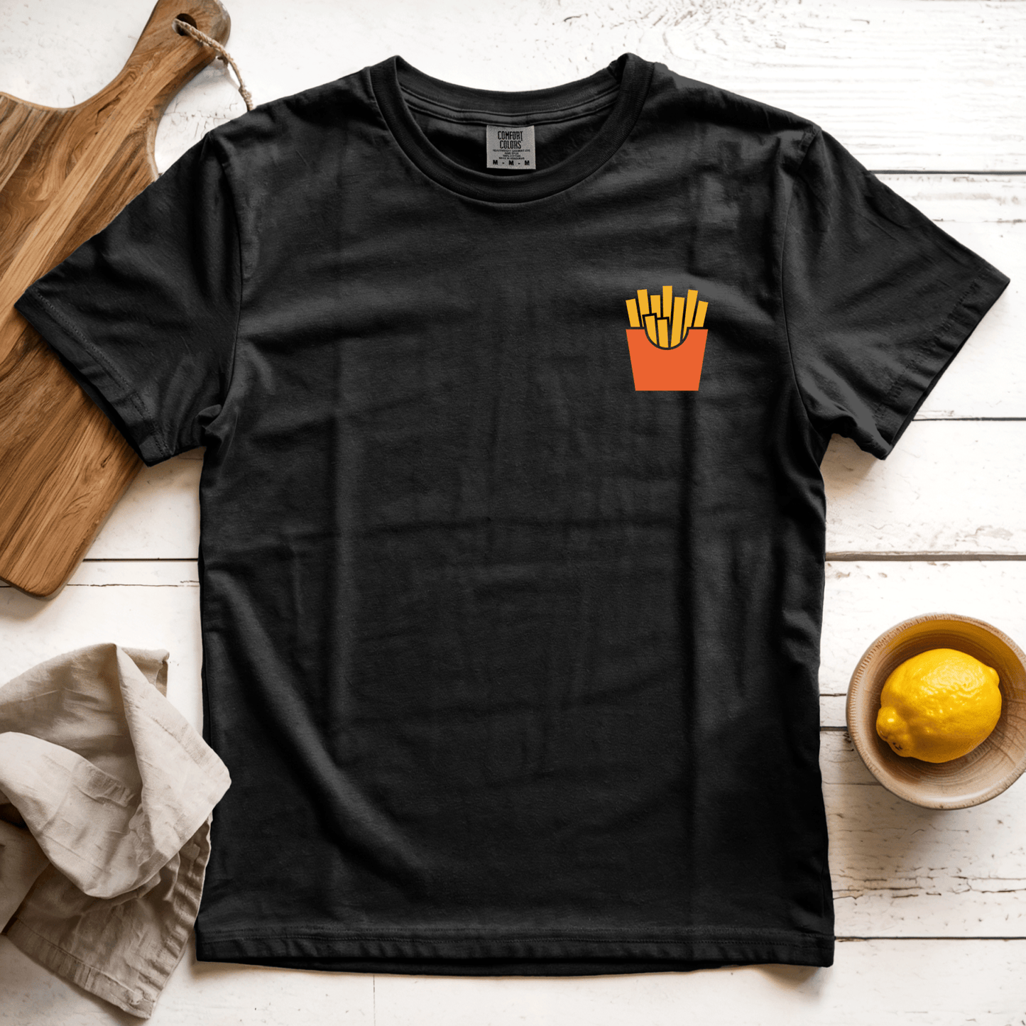 T-Shirts Black / S Fries