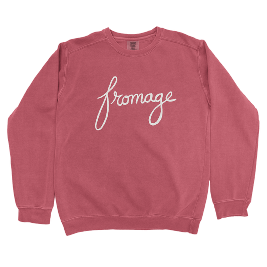 Sweatshirt Crimson / S Fromage Sweatshirt