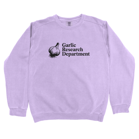 Sweatshirt Orchid / S Garlic Research Department Sweatshirt