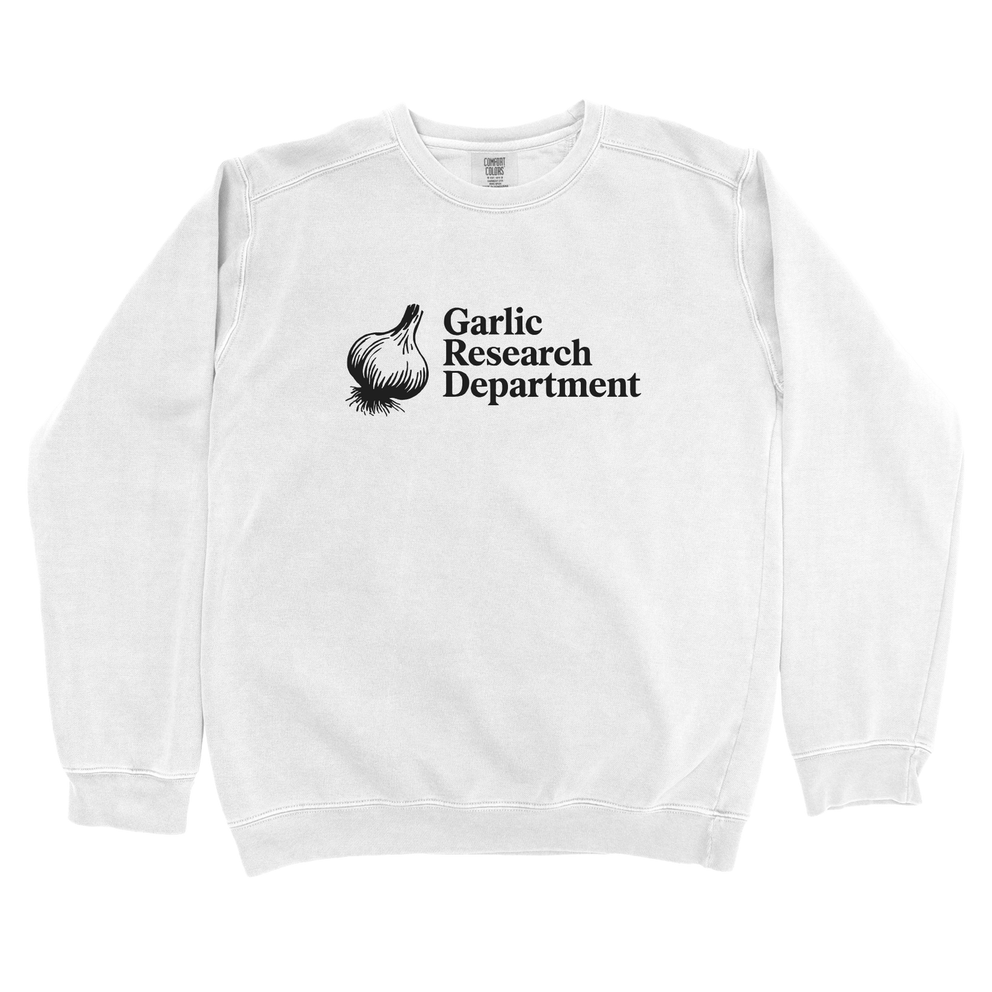 Sweatshirt White / S Garlic Research Department Sweatshirt