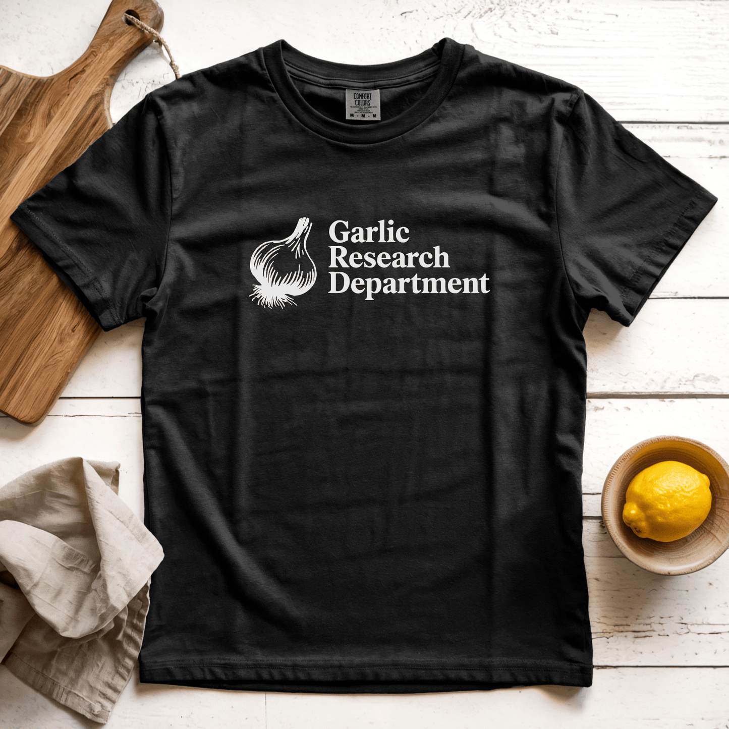 T-Shirt Black / S Garlic Research Department