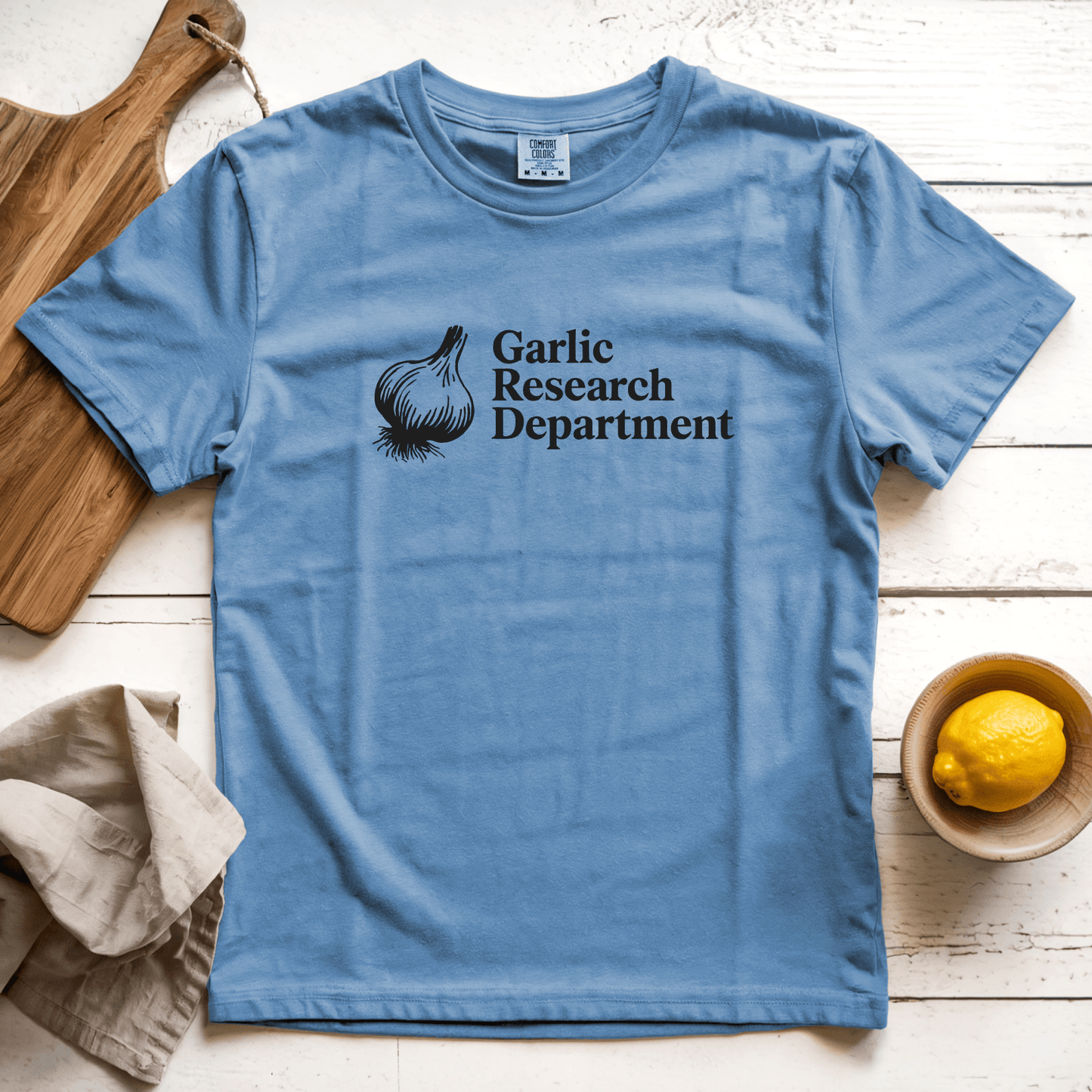 T-Shirt Blue Jean / S Garlic Research Department