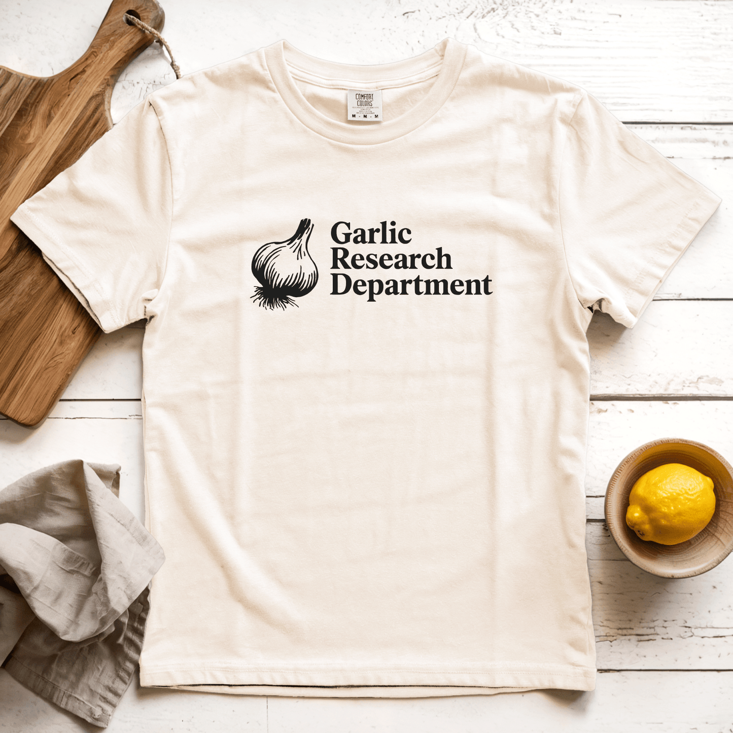 T-Shirt Ivory / S Garlic Research Department