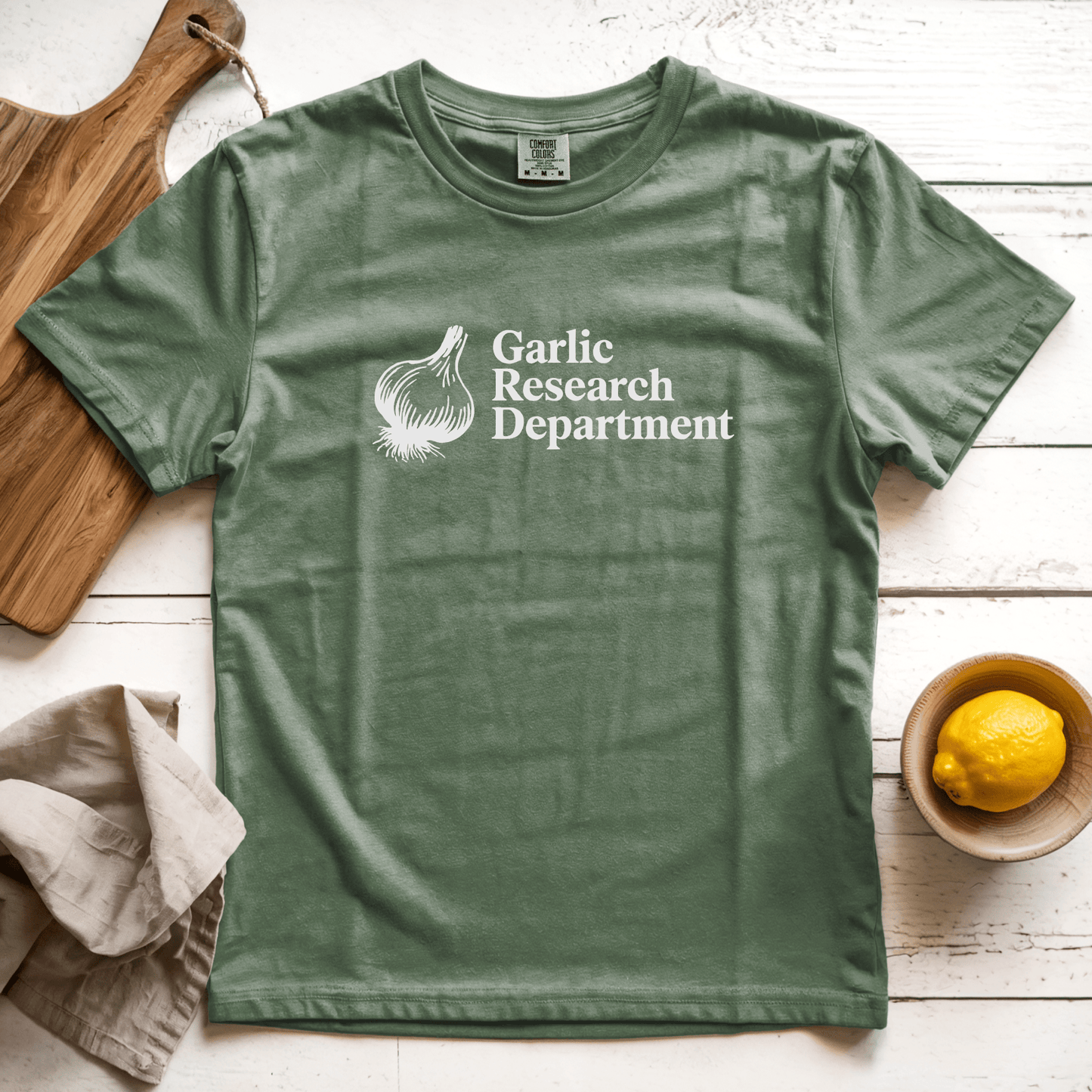 T-Shirt Moss / S Garlic Research Department