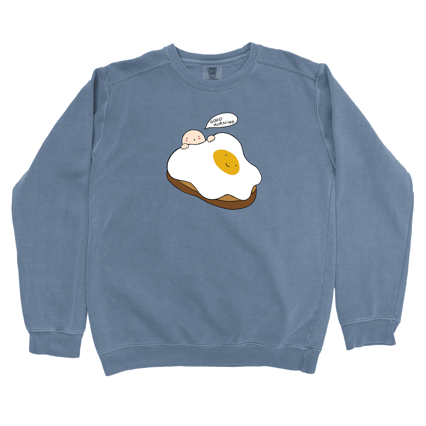 T-Shirts Blue Jean / S Good Morning: Woblylines Sweatshirt