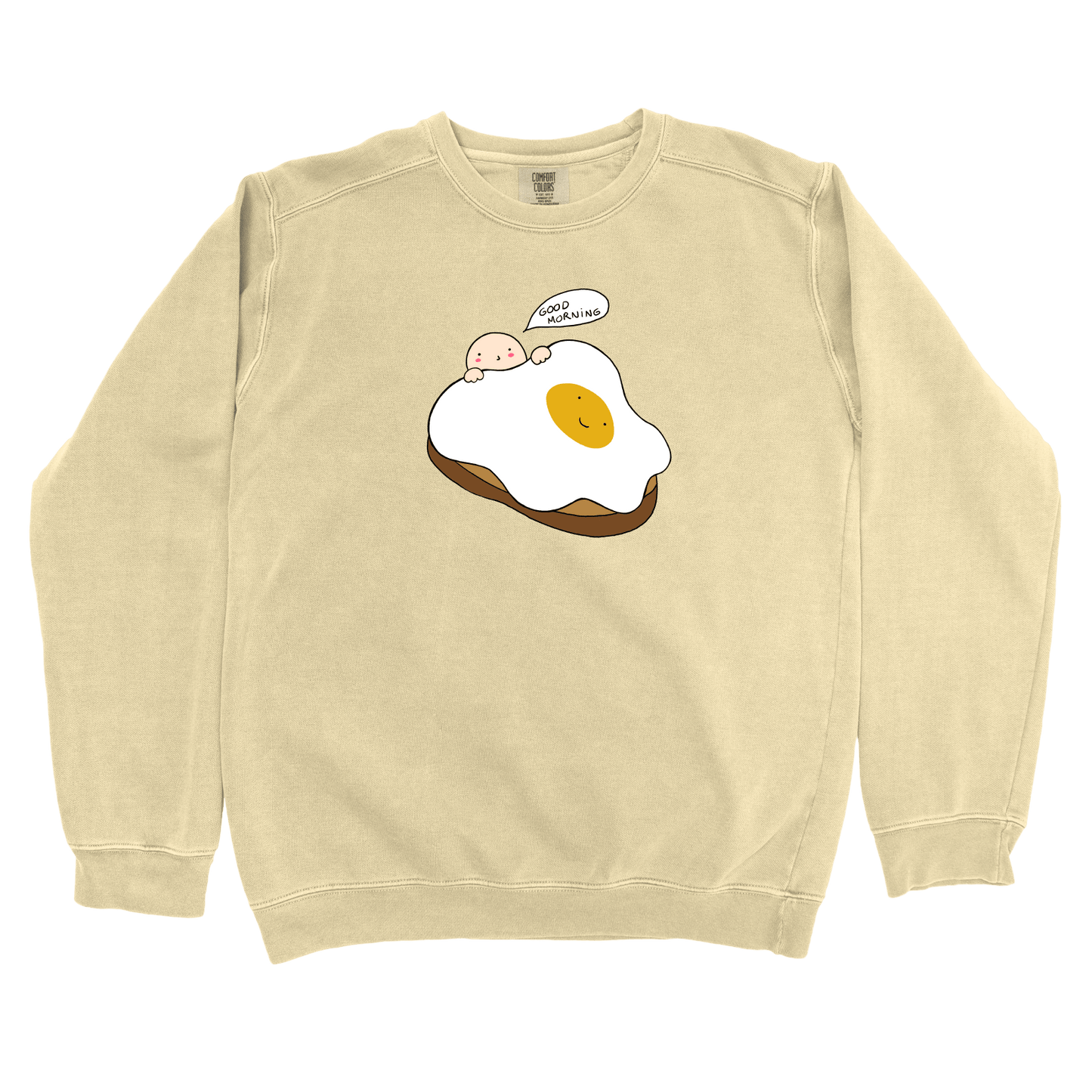 T-Shirts Butter / S Good Morning: Woblylines Sweatshirt