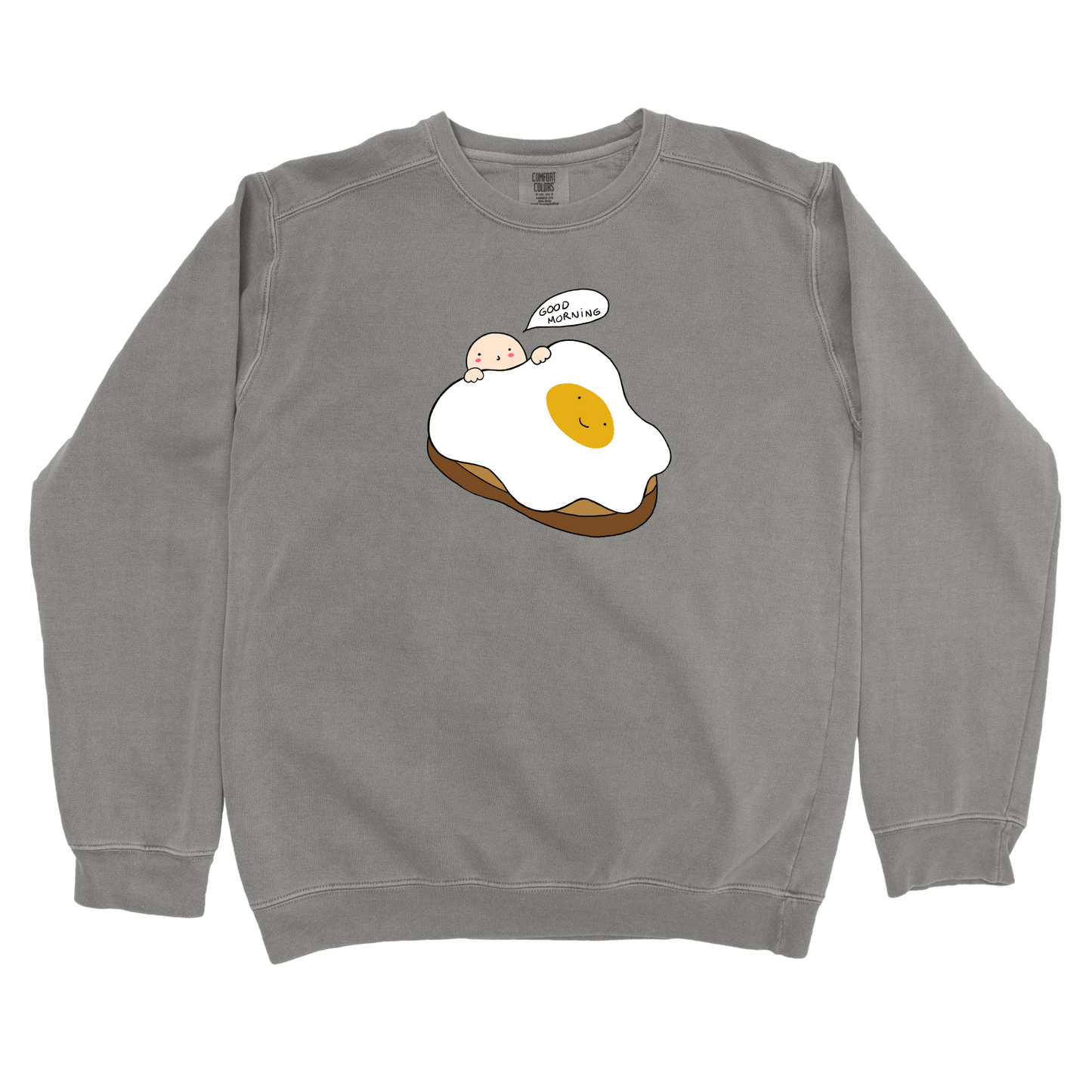 T-Shirts Grey / S Good Morning: Woblylines Sweatshirt