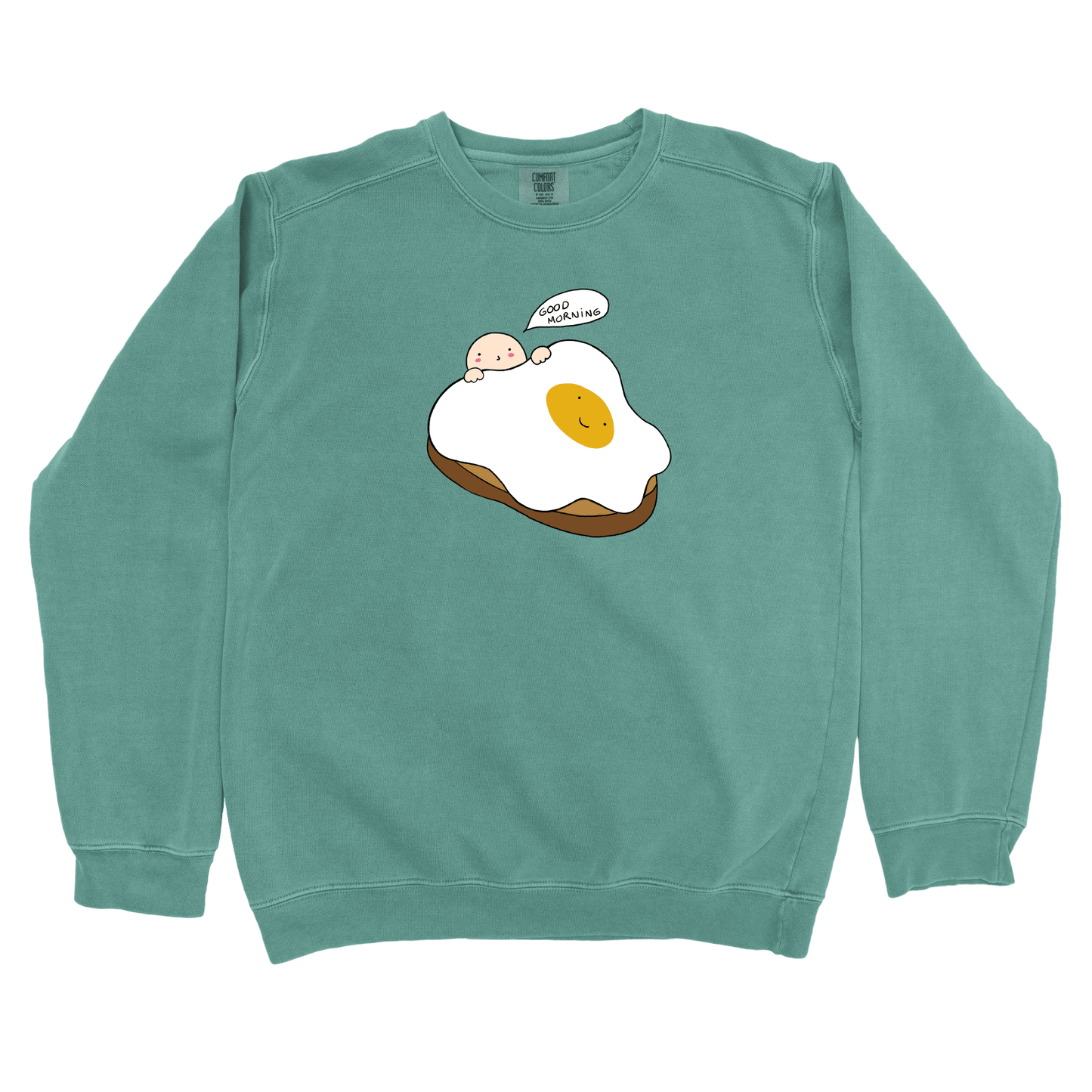 T-Shirts Light Green / S Good Morning: Woblylines Sweatshirt