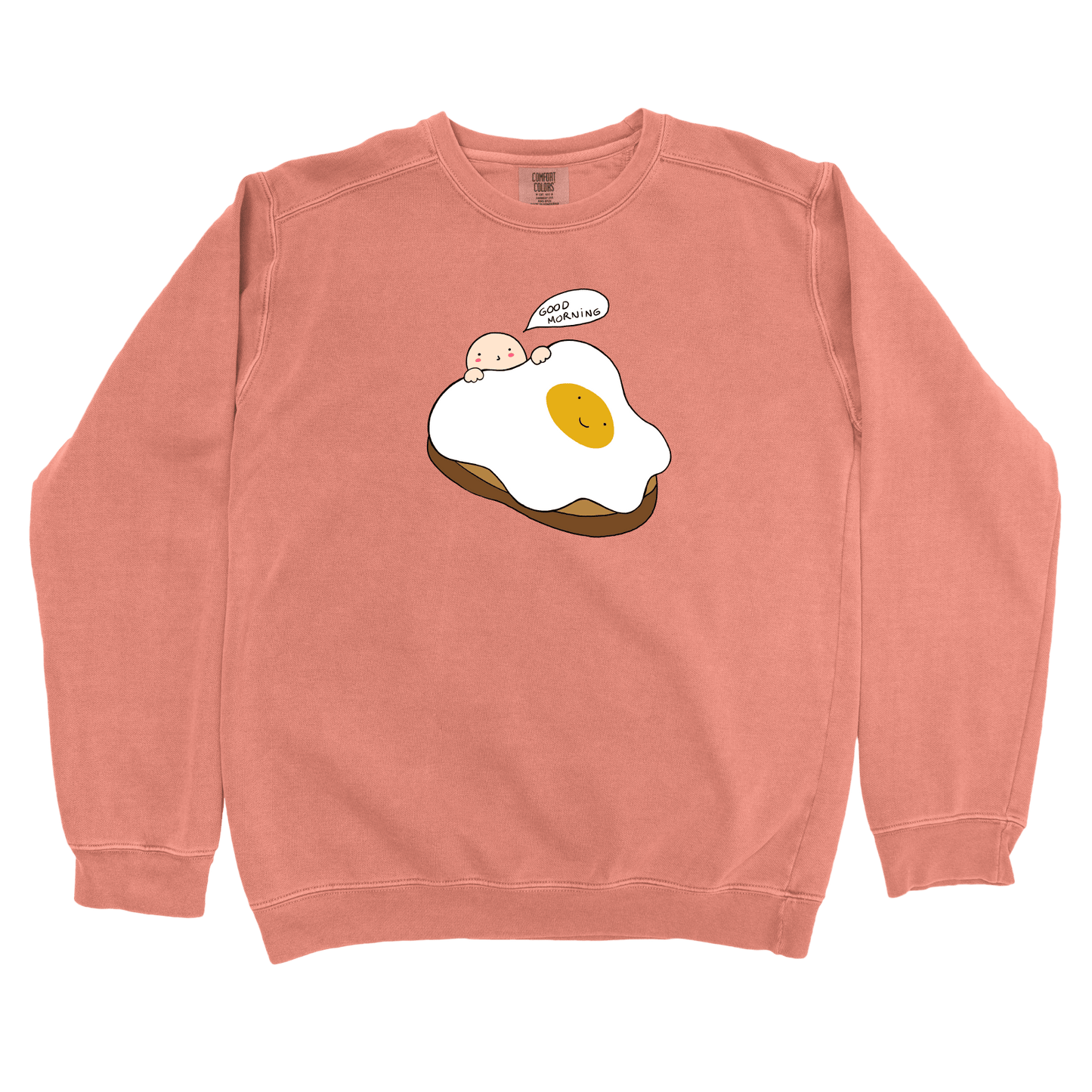 T-Shirts Terracotta / S Good Morning: Woblylines Sweatshirt
