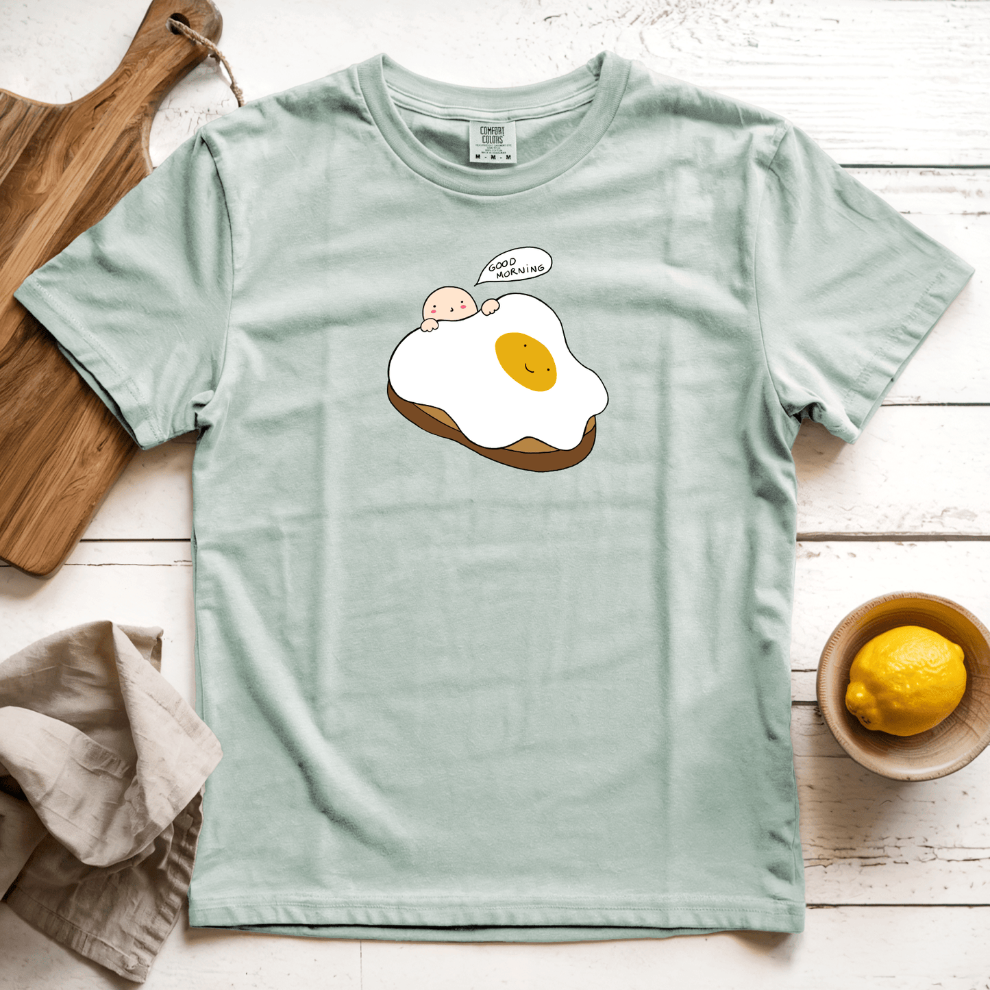T-Shirts Bay / S Good Morning: Woblylines
