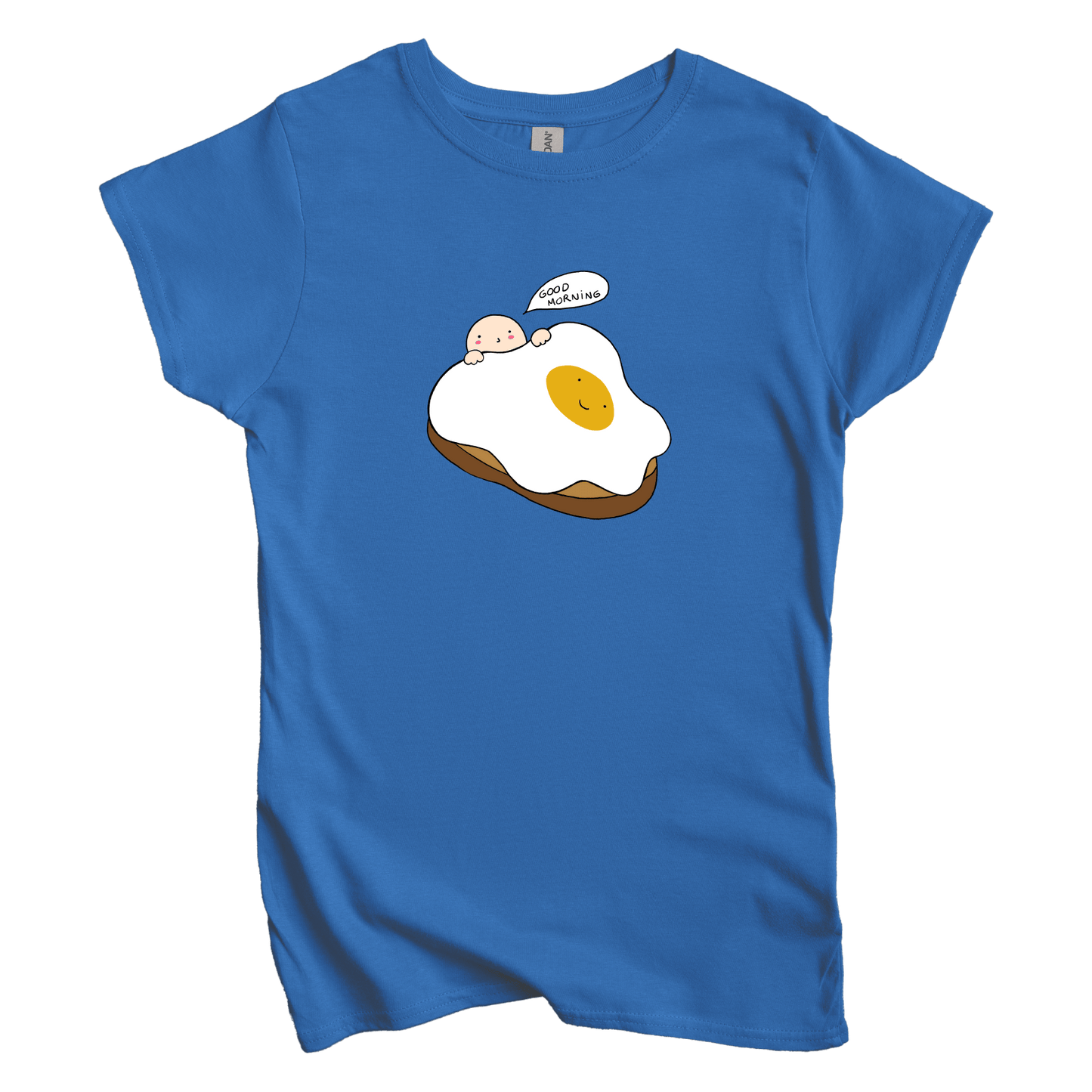 T-Shirts S / Royal Good Morning: Woblylines Women's Tee
