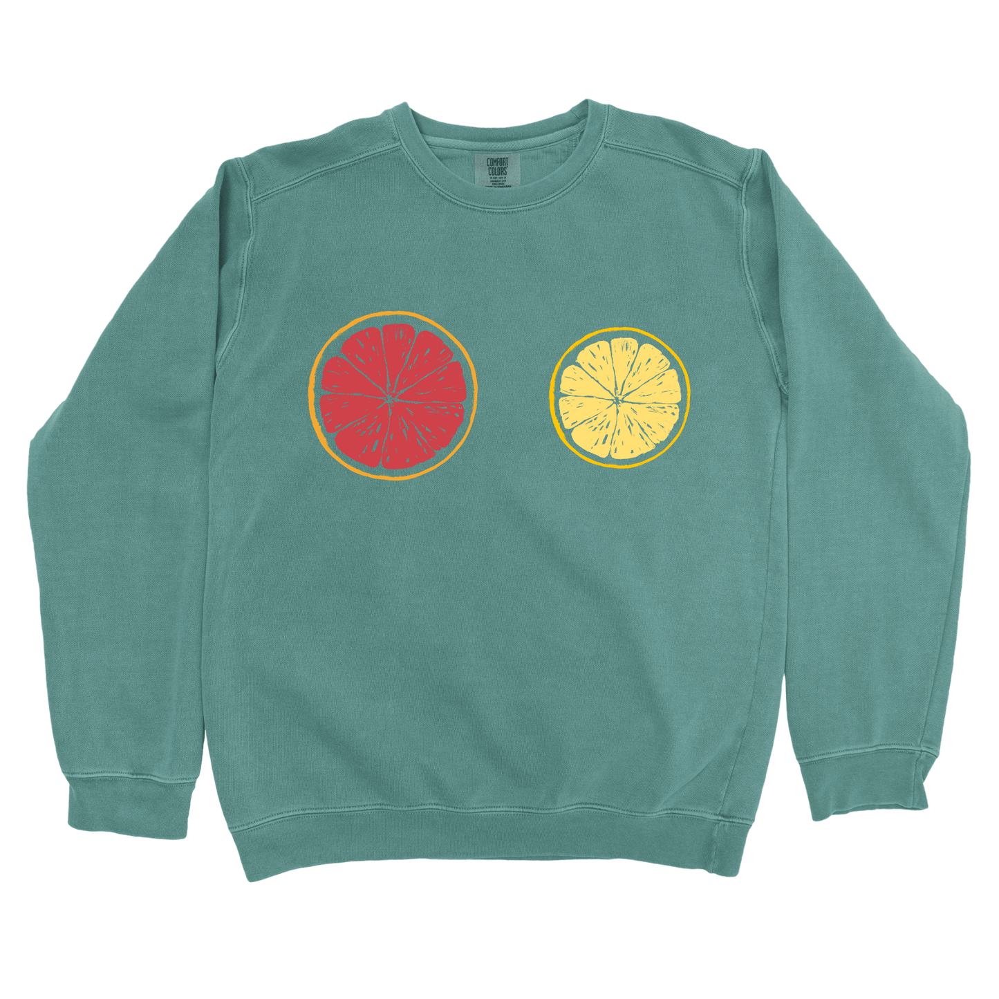 Sweatshirt Blue Spruce / S Grapefruit Lemon: LaeMab Sweatshirt