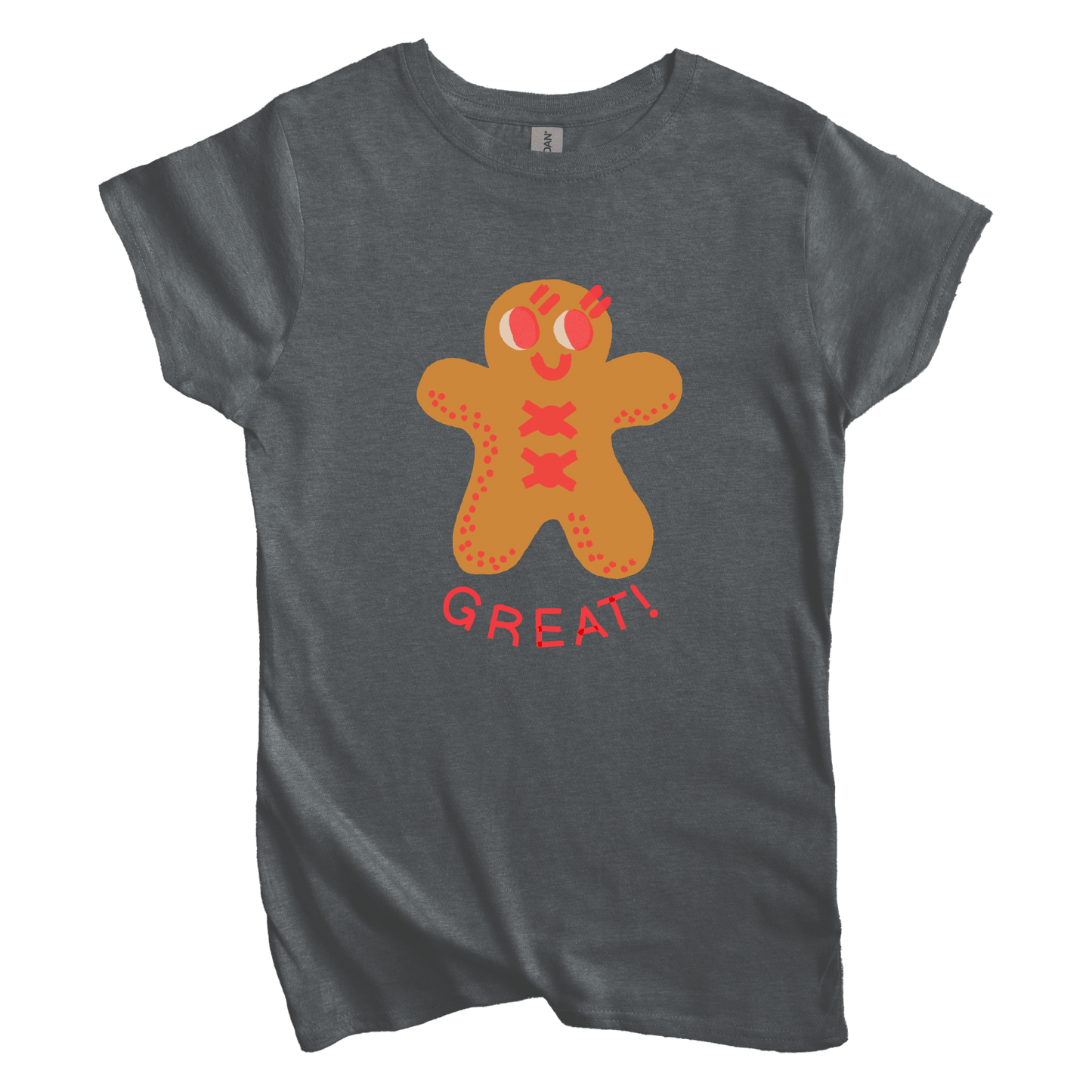 T-Shirt S / Dark Heather Great! Women's Tee