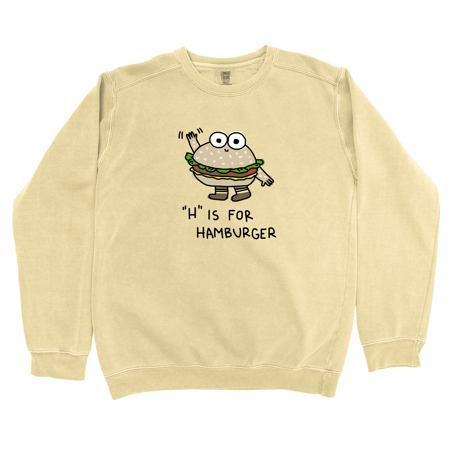 Sweatshirt Butter / S H is for Hamburger: Longoland Sweatshirt