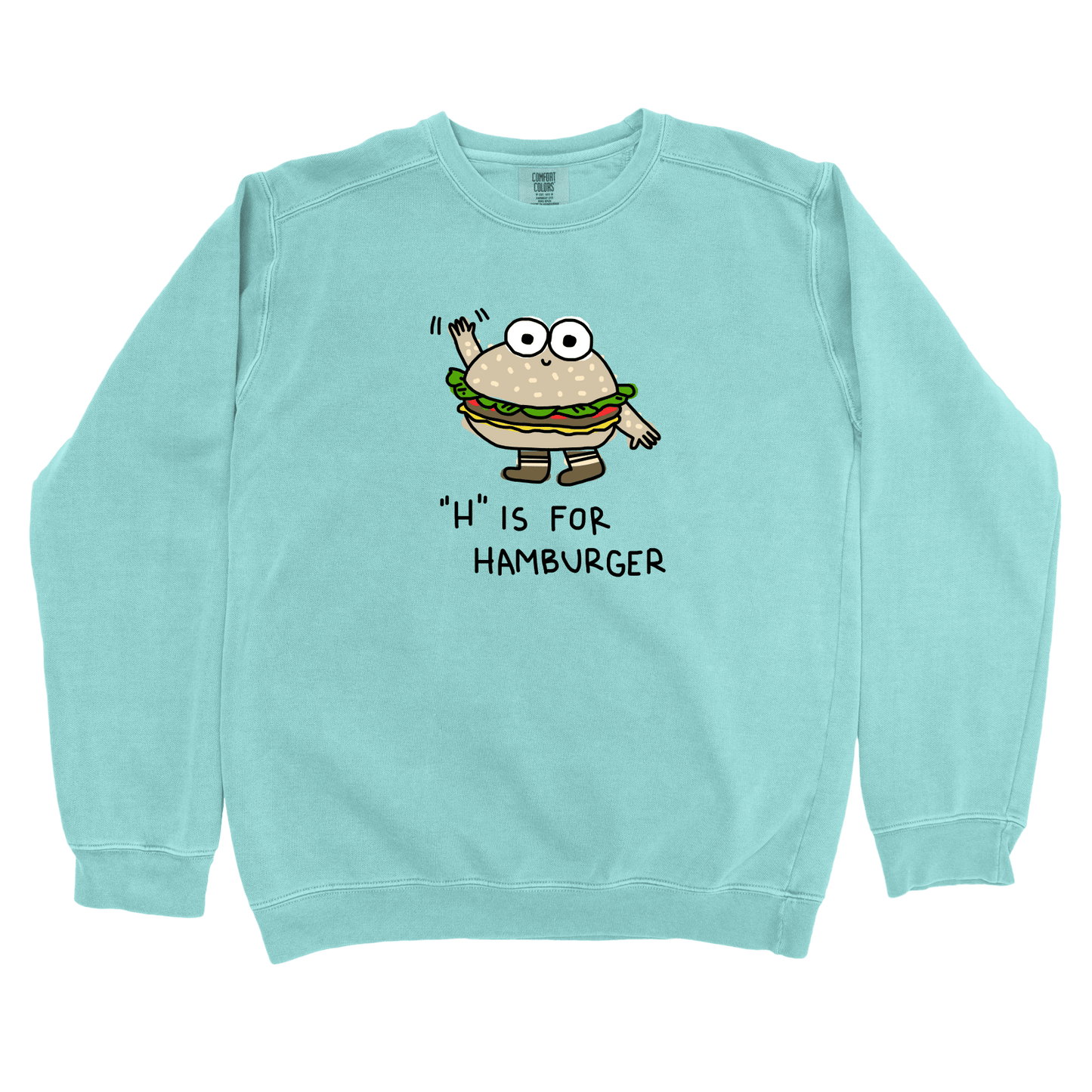 Sweatshirt Chambray / S H is for Hamburger: Longoland Sweatshirt