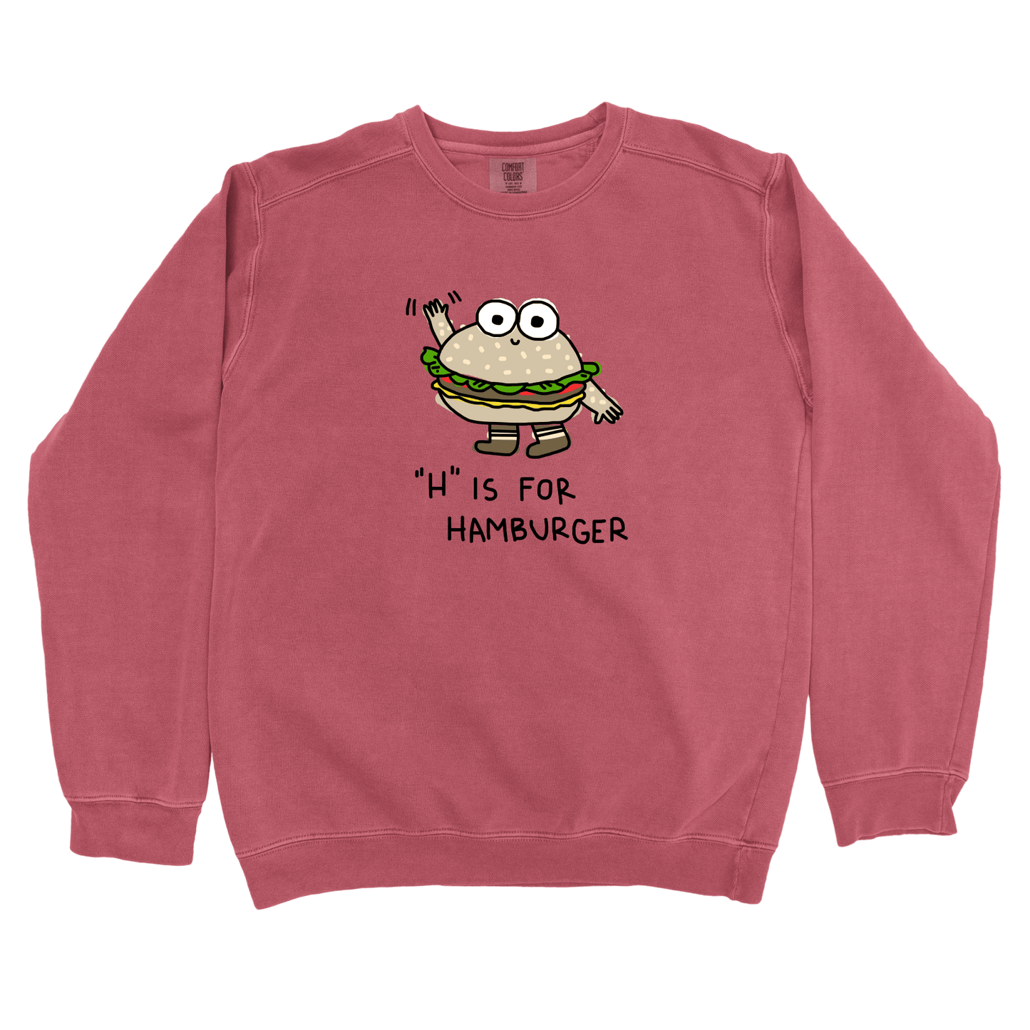 Sweatshirt Crimson / S H is for Hamburger: Longoland Sweatshirt