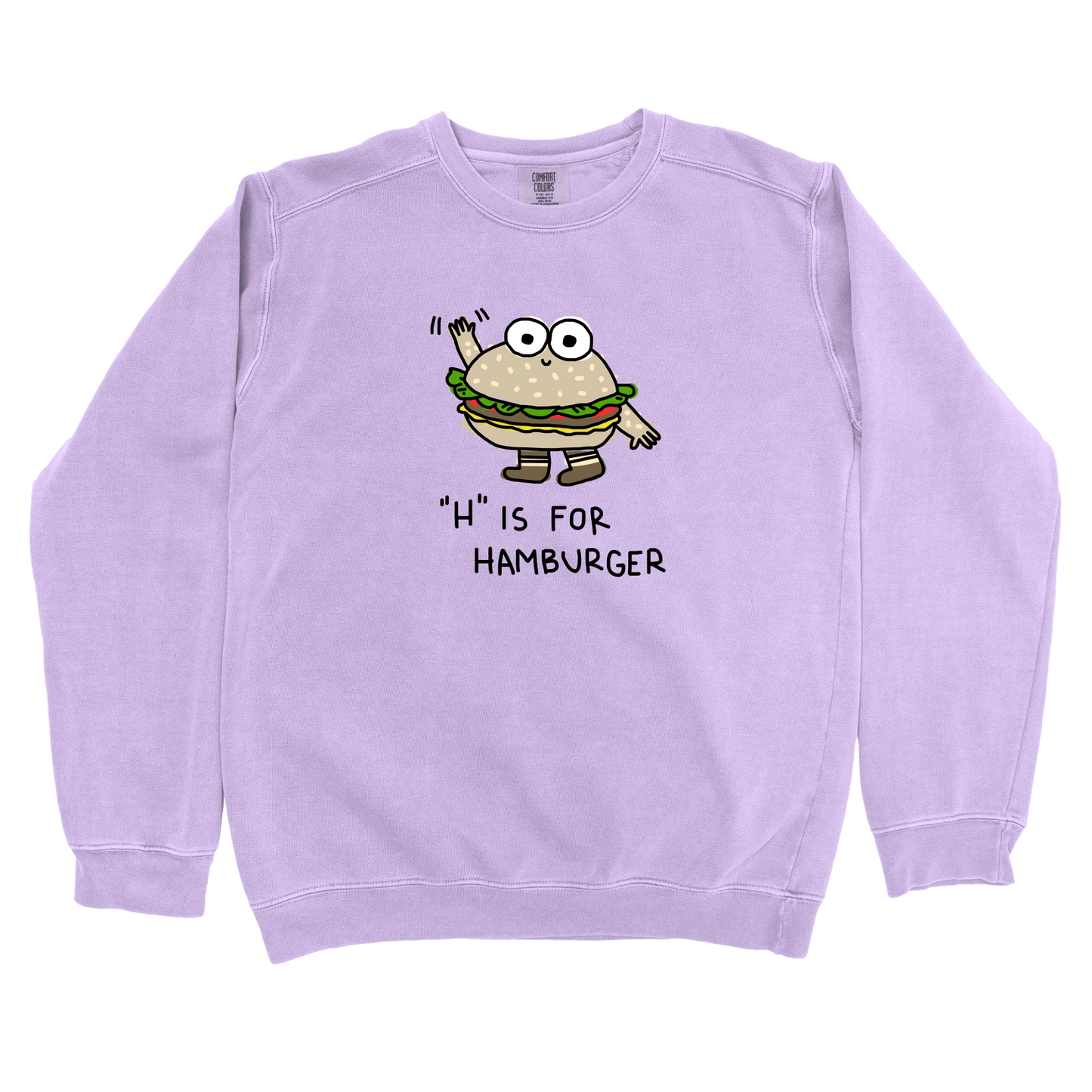 Sweatshirt Orchid / S H is for Hamburger: Longoland Sweatshirt
