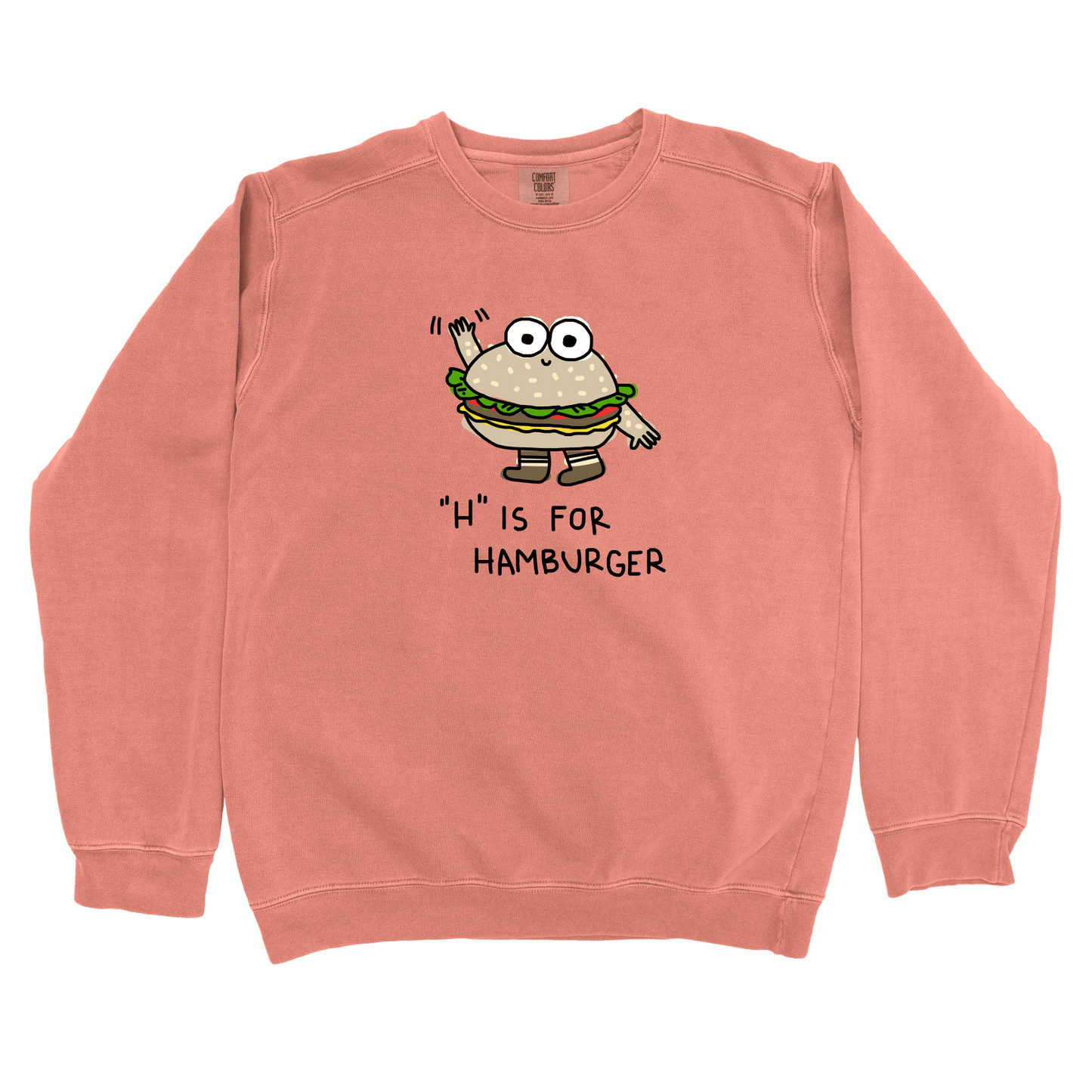 Sweatshirt Terracotta / S H is for Hamburger: Longoland Sweatshirt