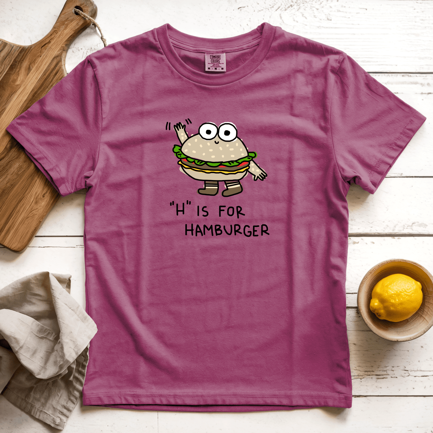 T-Shirt H is for Hamburger: Longoland