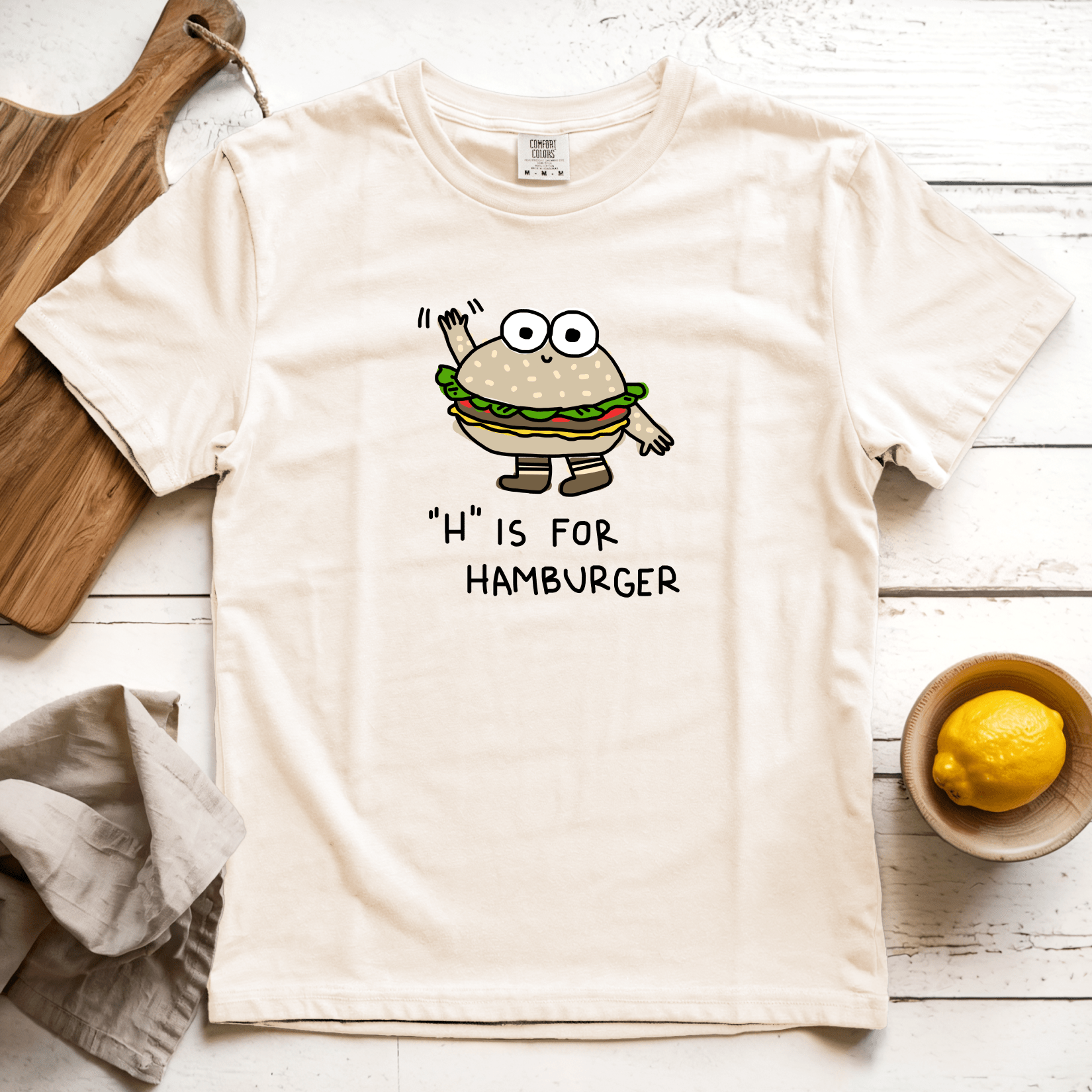 T-Shirt H is for Hamburger: Longoland