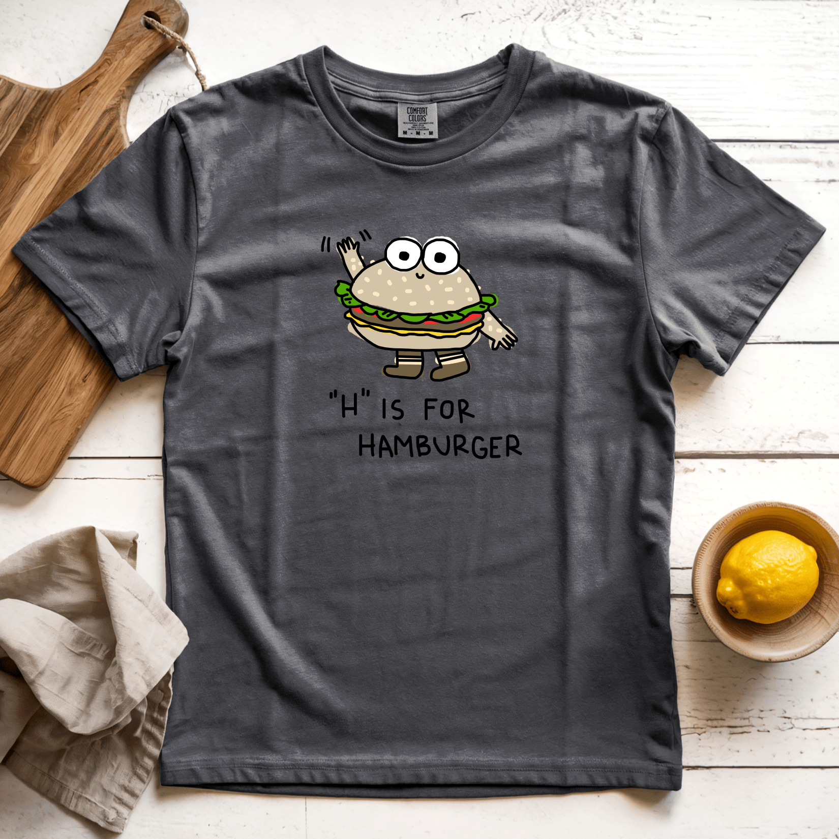 T-Shirt H is for Hamburger: Longoland