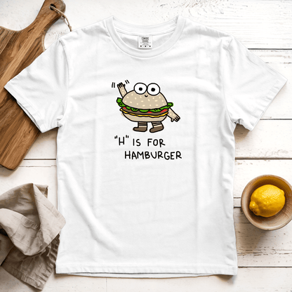 T-Shirt White / S H is for Hamburger: Longoland