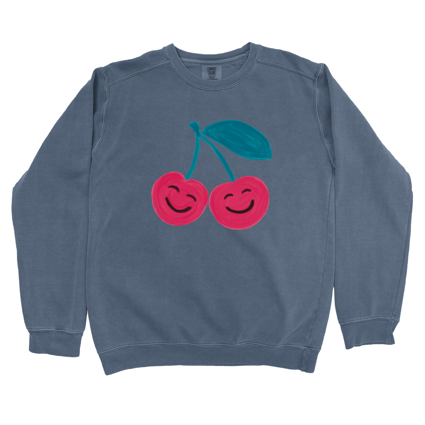 Sweatshirt Denim / S Happy Cherries Sweatshirt