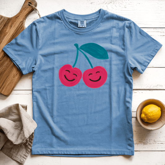 T-Shirt Blue Jean / S Happy Cherries