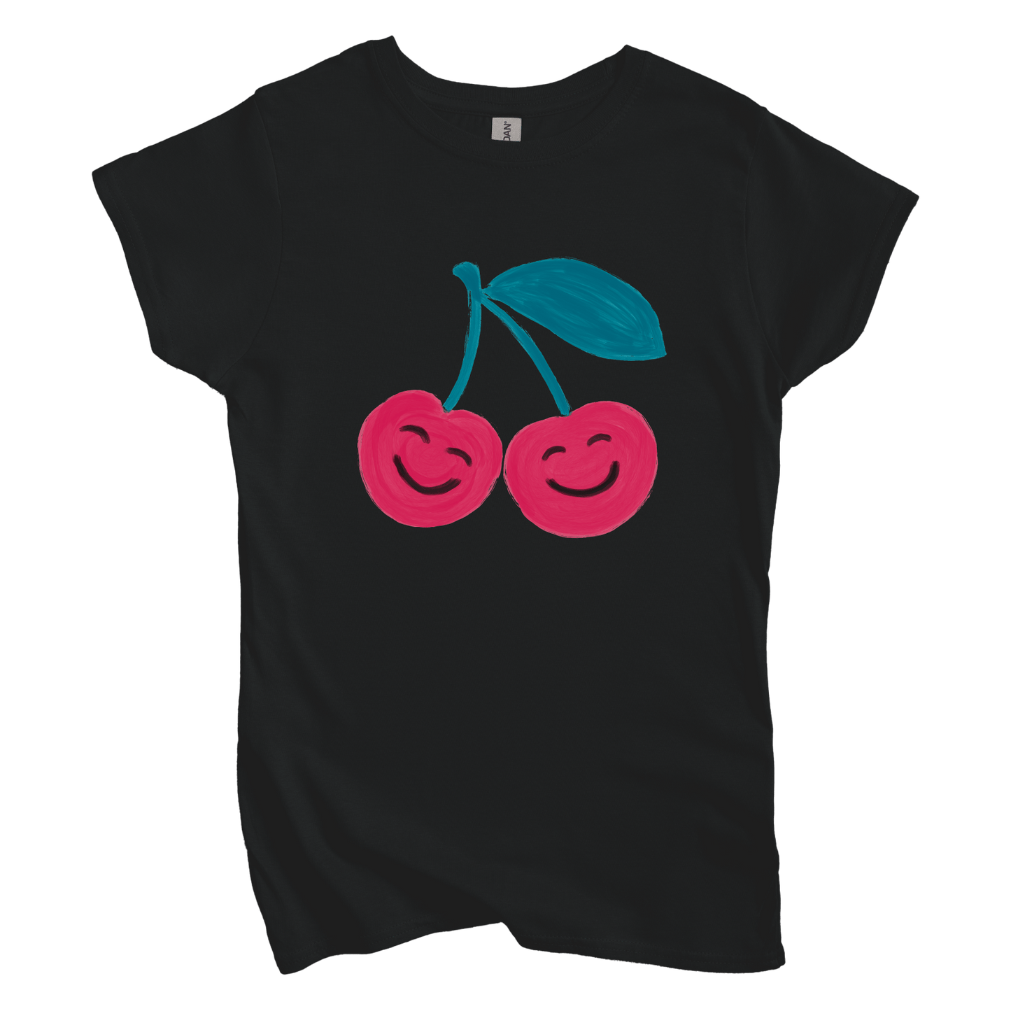 T-Shirt S / Black Happy Cherries Women's Tee