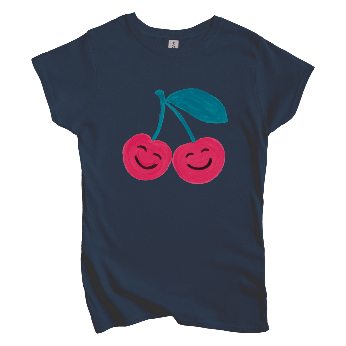 T-Shirt S / Navy Happy Cherries Women's Tee