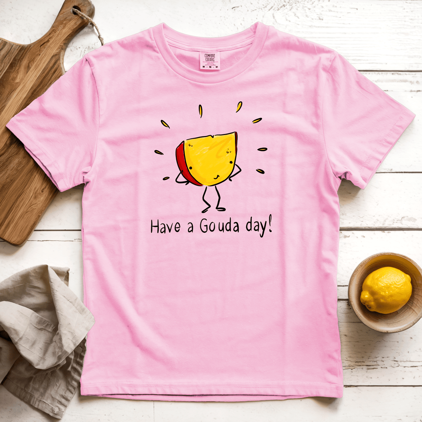 T-Shirt Blossom / S Have a Gouda Day: Micro Barbi