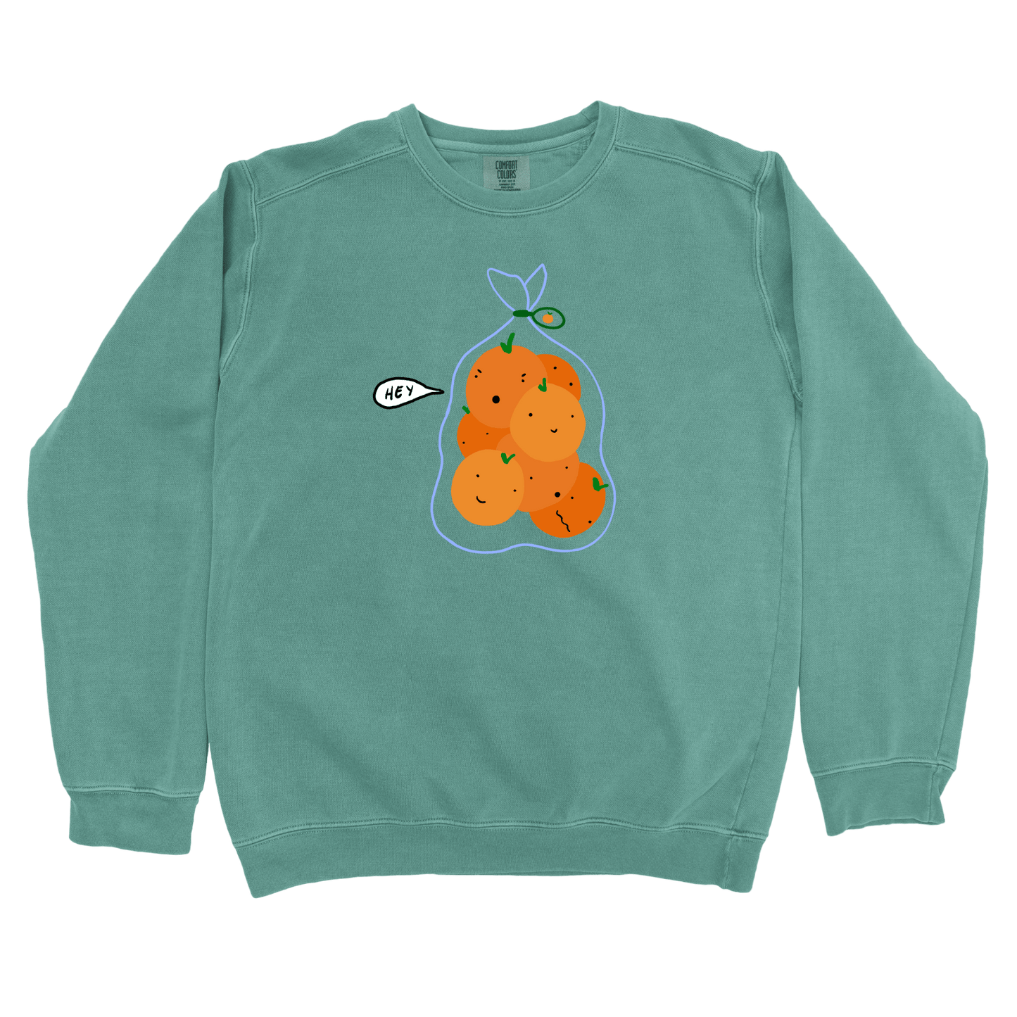 T-Shirts Light Green / S Hey: Woblylines Sweatshirt