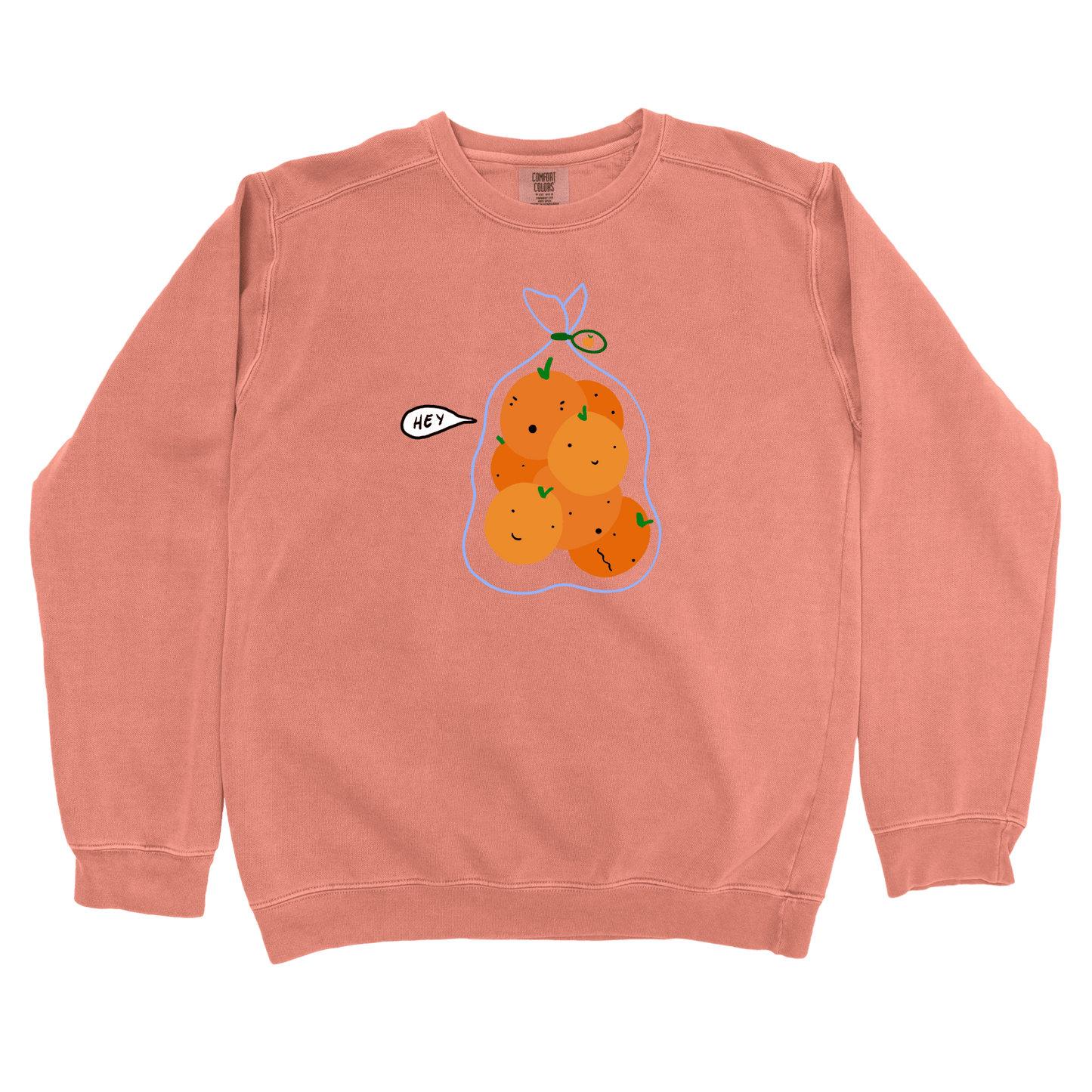 T-Shirts Terracotta / S Hey: Woblylines Sweatshirt