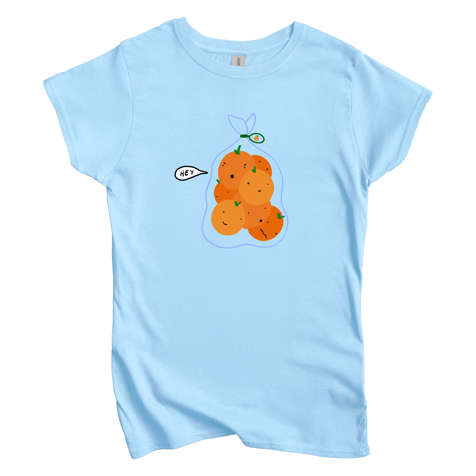T-Shirts S / Light Blue Hey: Woblylines Women's Tee